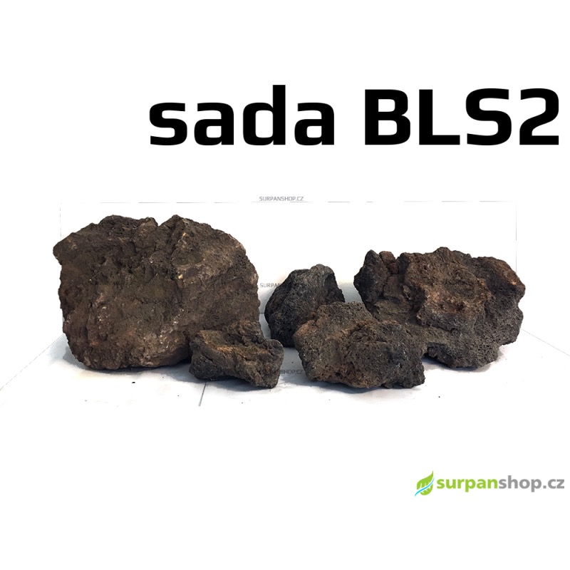 Black Lava Stone - sada BLS2