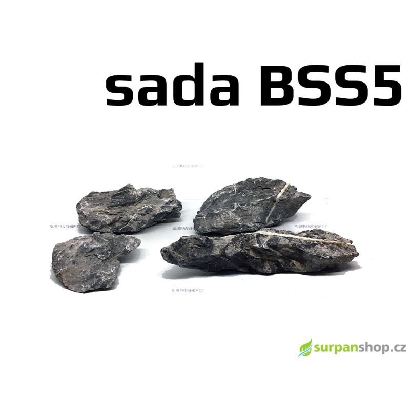 Black Seiryu Stone - sada BSS5