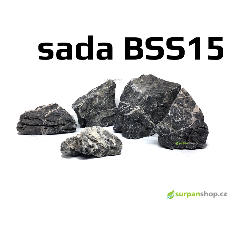 Black Seiryu Stone - sada BSS15