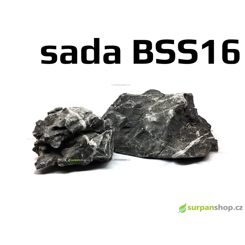 Black Seiryu Stone - sada BSS16