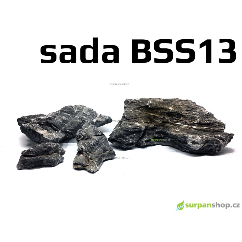 Black Seiryu Stone - sada BSS13