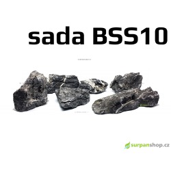 Black Seiryu Stone - sada BSS10