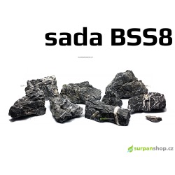 Black Seiryu Stone - sada BSS8