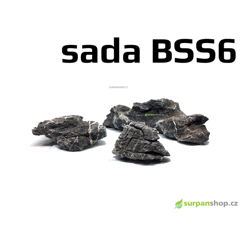 Black Seiryu Stone - sada BSS6