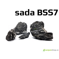 Black Seiryu Stone - sada BSS7
