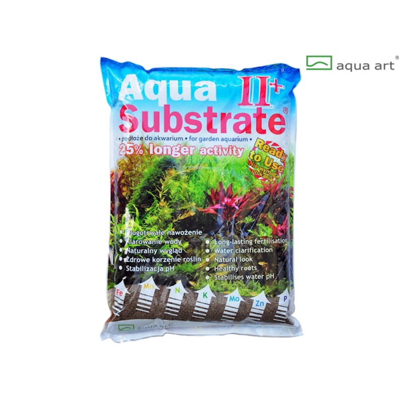 Aqua Art substrát - Aqua Substrate II+ (hnědý) - 5,4 kg