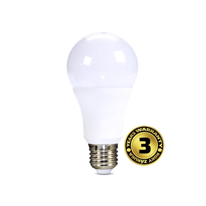 LED žárovka, klasický tvar, 15W, E27, 3000K, 270°, 1220lm
