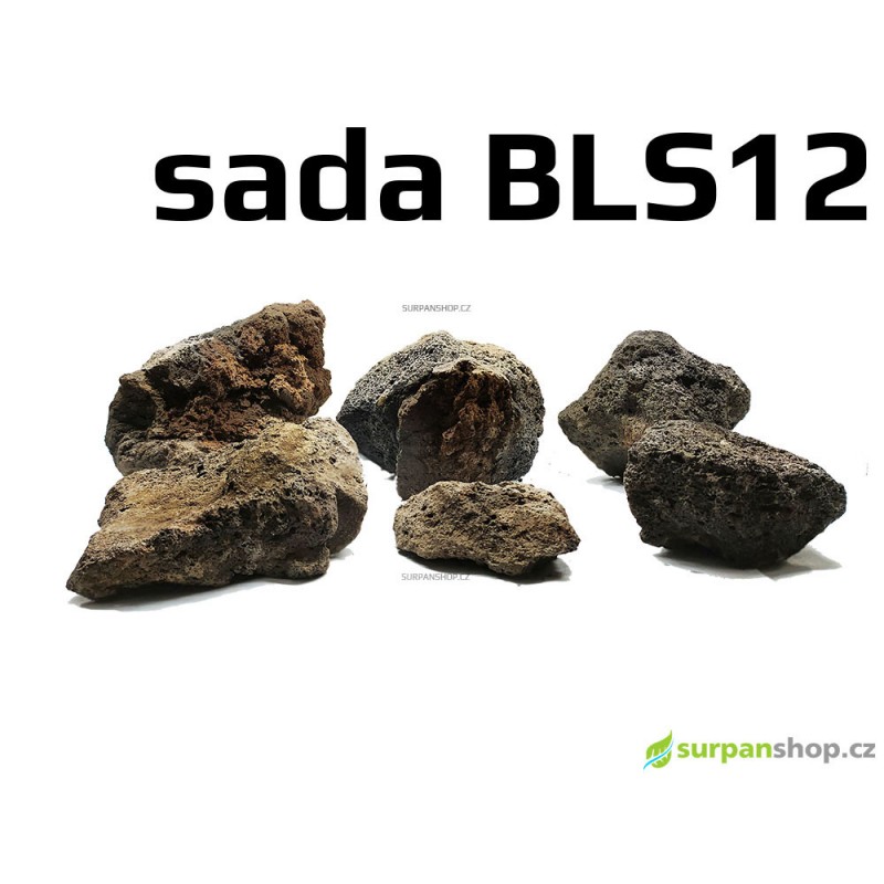 Black Lava Stone - sada BLS12