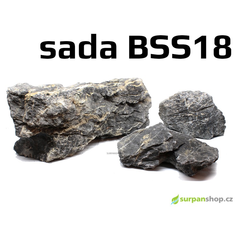 Black Seiryu Stone - sada BSS18