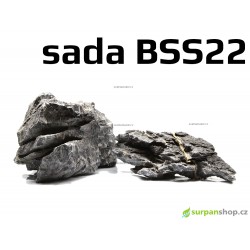 Black Seiryu Stone - sada BSS22