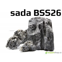 Black Seiryu Stone - sada BSS26