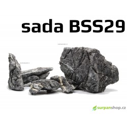 Black Seiryu Stone - sada BSS29