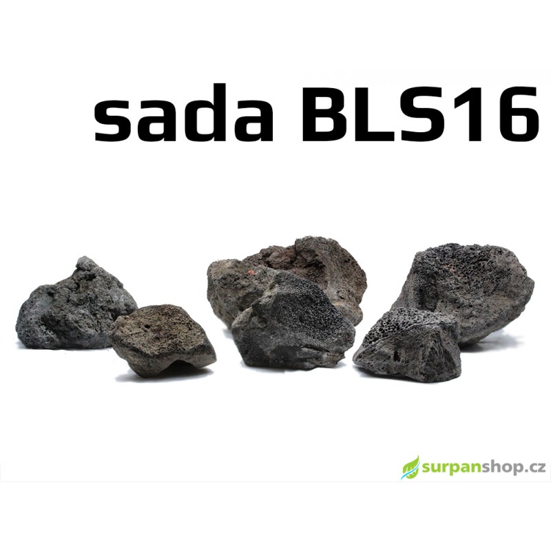 Black Lava Stone - sada BLS16
