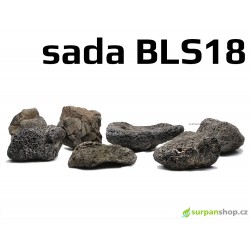 Black Lava Stone - sada BLS18