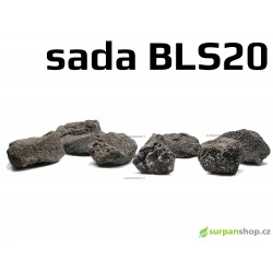 Black Lava Stone - sada BLS20