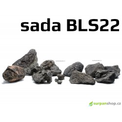 Black Lava Stone - sada BLS22
