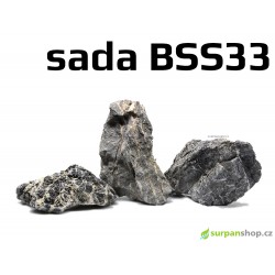 Black Seiryu Stone - sada BSS33