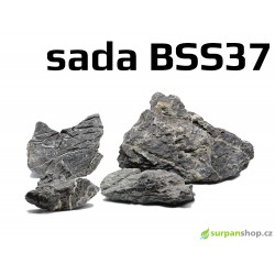 Black Seiryu Stone - sada BSS37