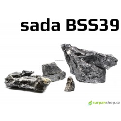 Black Seiryu Stone - sada BSS39