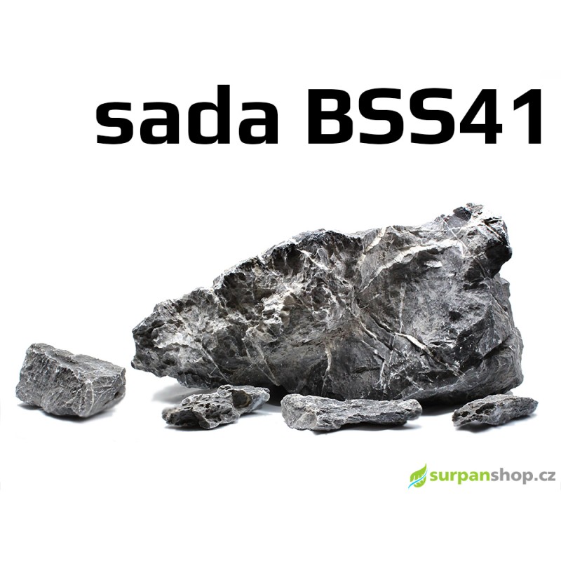 Black Seiryu Stone - sada BSS41