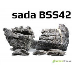 Black Seiryu Stone - sada BSS42