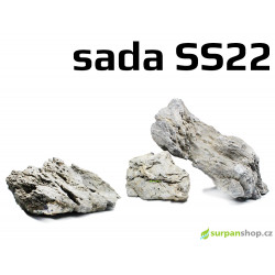 Kameny do akvaria Seiryu Stone - hardscape - sada SS22