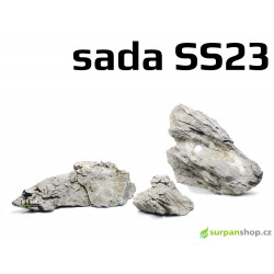 Kameny do akvaria Seiryu Stone - hardscape - sada SS23