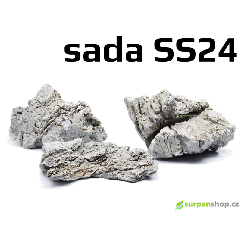 Kameny do akvaria Seiryu Stone - hardscape - sada SS24
