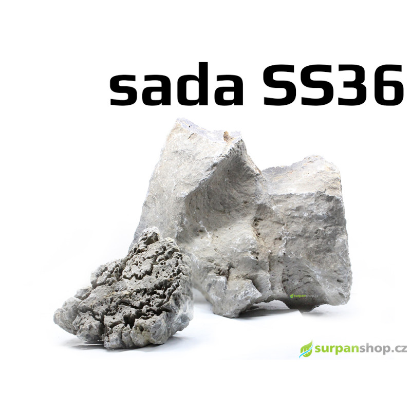 Kameny do akvaria Seiryu Stone - hardscape - sada SS36 Kameny do akvaria Seiryu Stone - hardscape - sada SS36