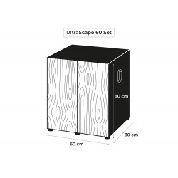 AquaEl skříňka UltraScape 60 Forest - rozmery