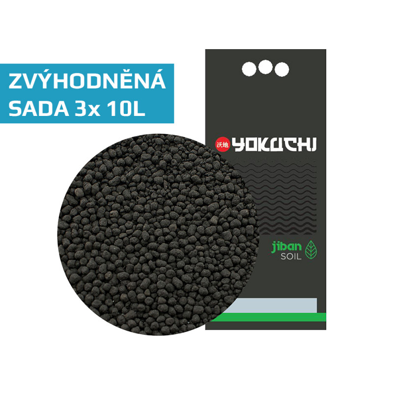 Yokuchi Jiban Soil 3x10l - substrát - NEW