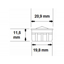 Úsporný perlátor pro umyvadla a dřezy, M22/M24, průtok 6 l/min (šetřič vody)