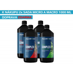 AKCE! DOPRAVA ZDARMA - AquaGrower 2x sada 1000ml Micro a Macro Complex