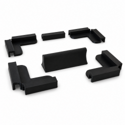 Set pro NANO akvária bez ukončení rožků - na sklo 4mm