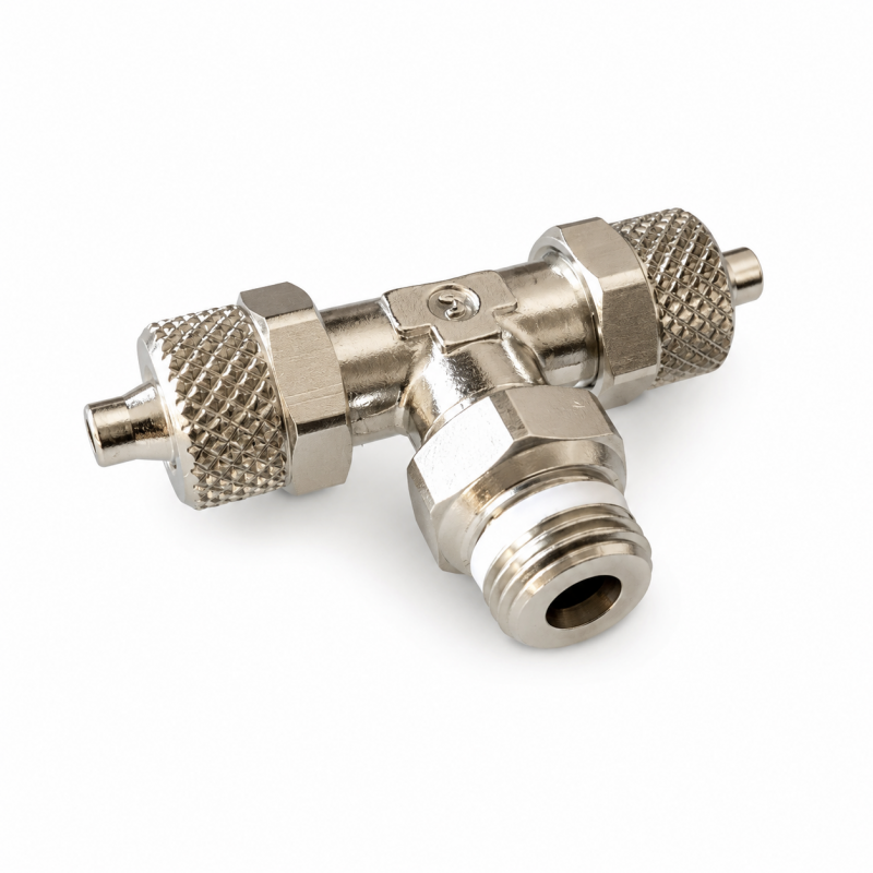 Fitinky - Rozdvojka se závitem 1/8" na hadičku 4/6mm