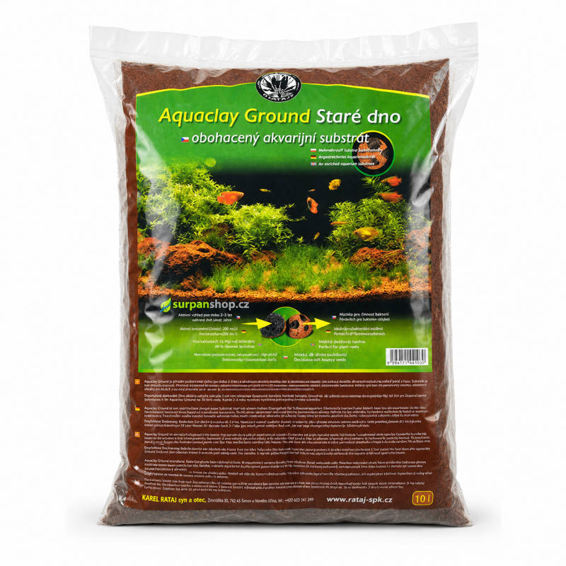 Rataj Aquaclay Ground 10l - Staré dno