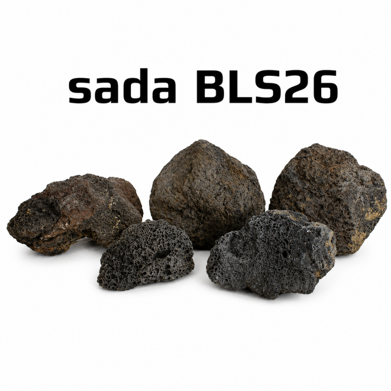 Dekorační kameny do akvária cerne lavove kameny Black Lava Stone BLS26 surpan