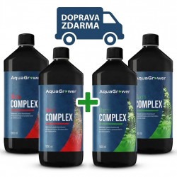 AquaGrower DOPRAVA ZDARMA - 2x sada 1000ml Micro a Macro Complex